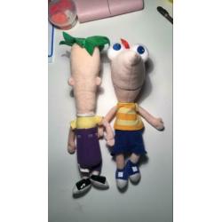 Pluche figuren Phineas & Ferb