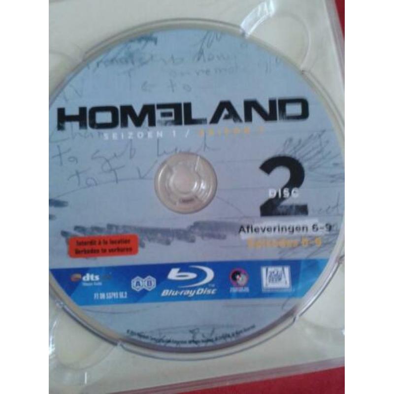 homeland seizoen 1 blue-ray