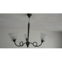 Hanglamp 3 fittingen hoogte 50-75cm