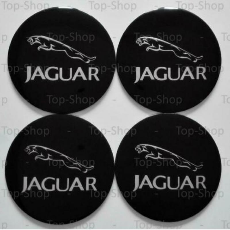 Jaguar 56mm Naafstickers Voor Naafdoppen Of Naafkappen