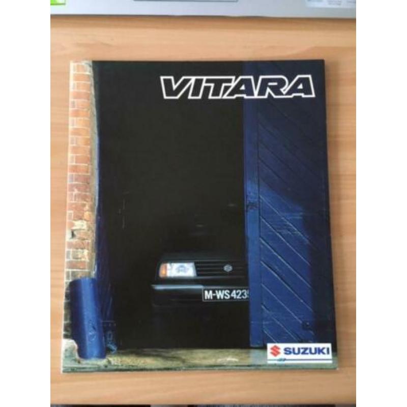 Autofolder/Brochure Suzuki Vitara 1988 26 pagina's