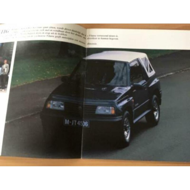 Autofolder/Brochure Suzuki Vitara 1988 26 pagina's