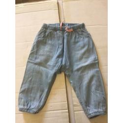 Zacht denim broek, maat: 86