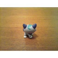 Littlest pet shop husky glitter petshop