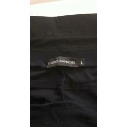 Studio Anneloes dark blue polo trouser L