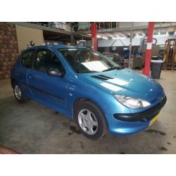 Peugeot 206 1.4 X-line 3D 2002 Blauw, NAP, inruil mogelijk