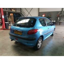 Peugeot 206 1.4 X-line 3D 2002 Blauw, NAP, inruil mogelijk