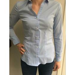 Overhemdblouse met streep maat M H&M