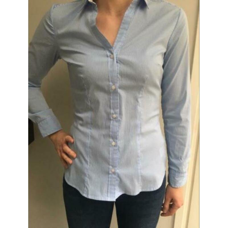 Overhemdblouse met streep maat M H&M