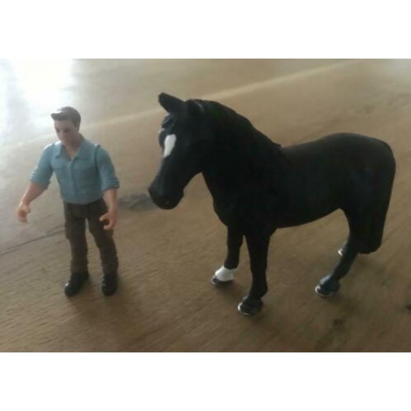 Schleich paard en man