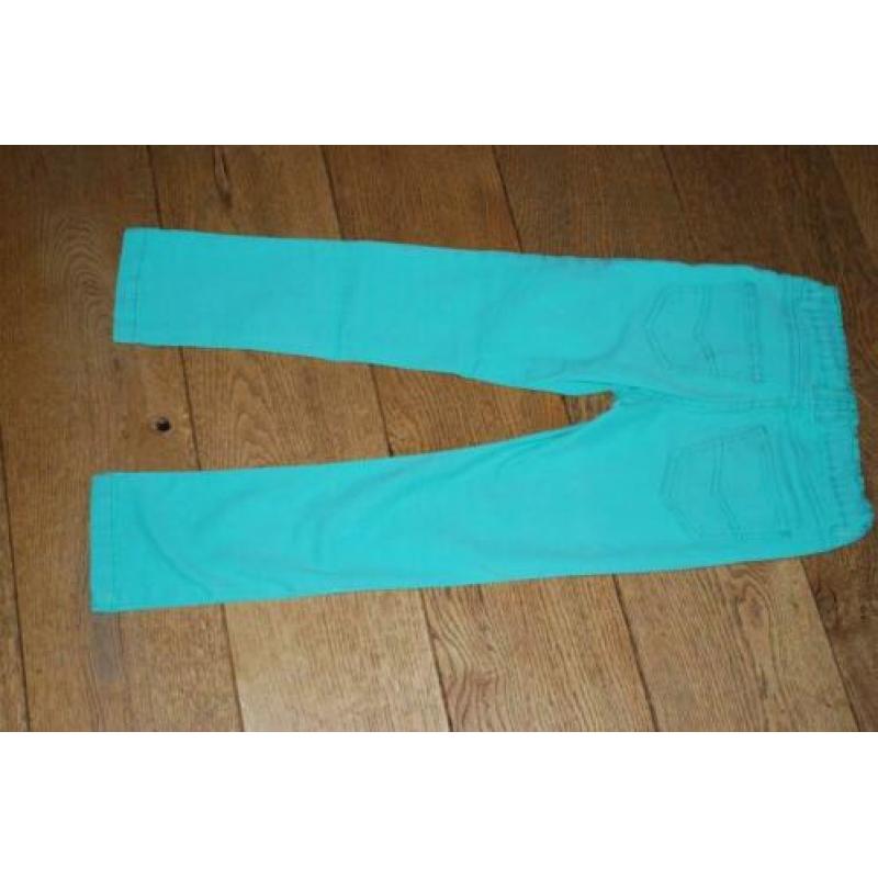 Jeans broek - blauw groen - maat 122