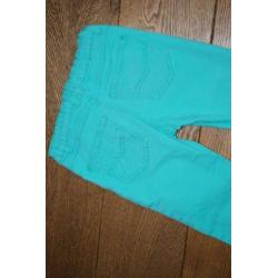 Jeans broek - blauw groen - maat 122