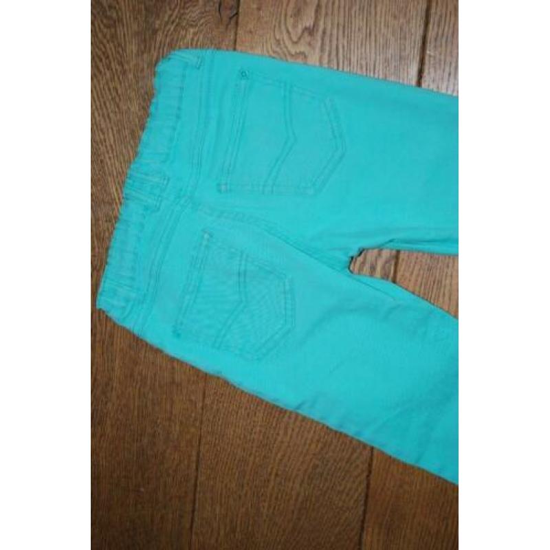 Jeans broek - blauw groen - maat 122