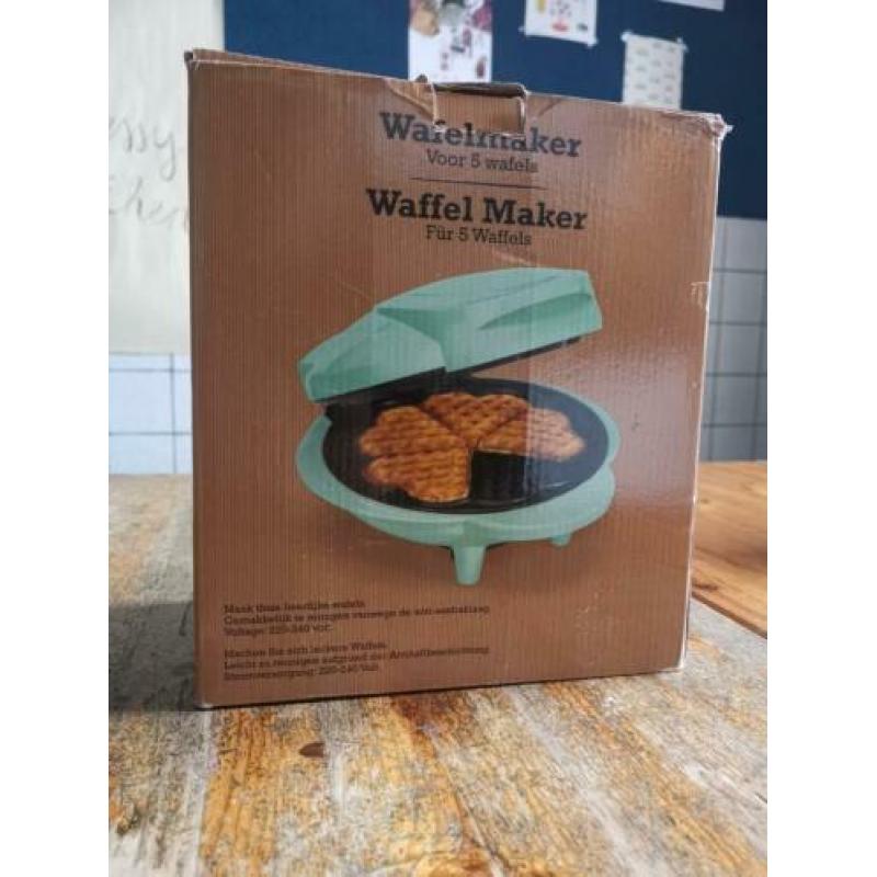 Wafelmaker voor 5 wafels