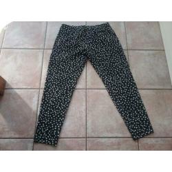 Broek maat 40 Mango zgan polkadot