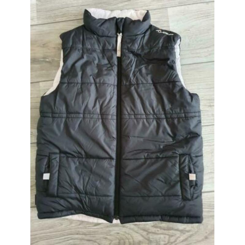 Zwarte bodywarmer fouganza maat M