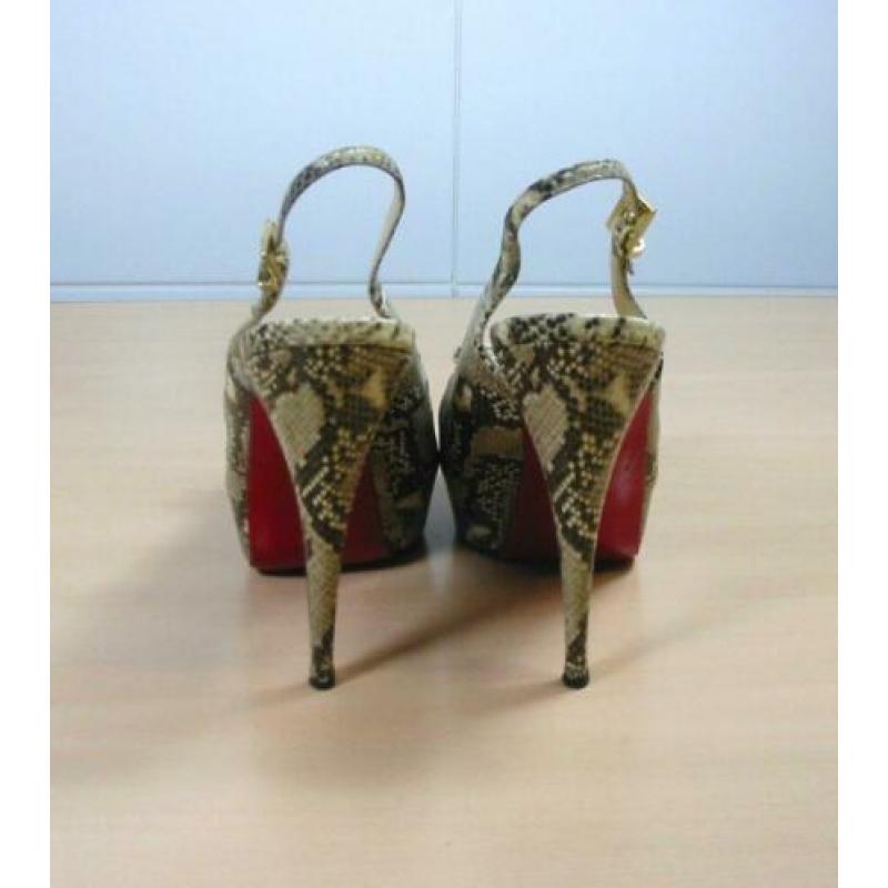 Luciano Padovan slangenprint high heels hoge hakken 39,5