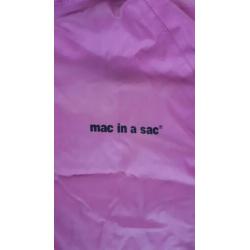 mac in a sac, roze regenjas, maar 116?!