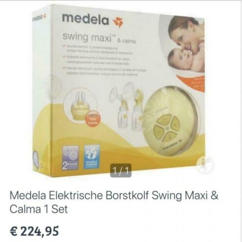 Medela borstkolf swing maxi en calma zgan