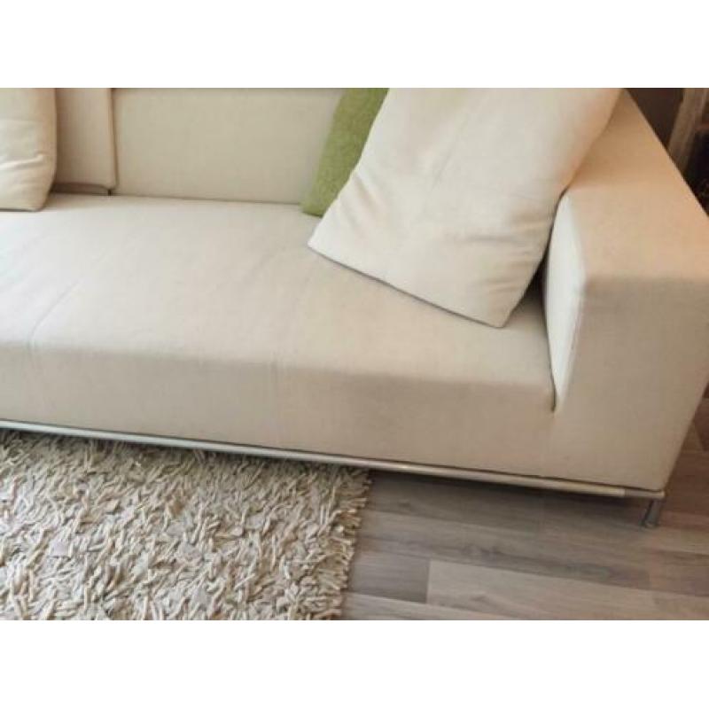 witte grote lounge bank, The George Sofa van B&B Italy