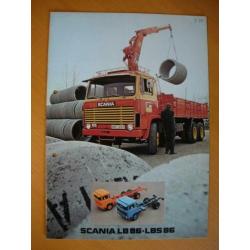 Scania LB / LBS 86 Brochure 1975 - LB86 LBS86 - NL