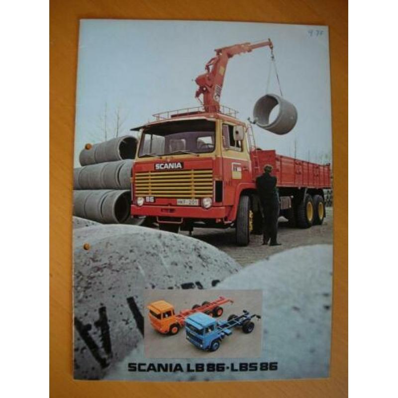 Scania LB / LBS 86 Brochure 1975 - LB86 LBS86 - NL