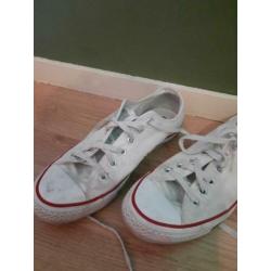 Converse all star wit laag maat 40