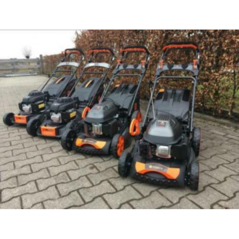 trex grasmaaiers mulch vangen en zijlosser 4 in 1 va 299 eur