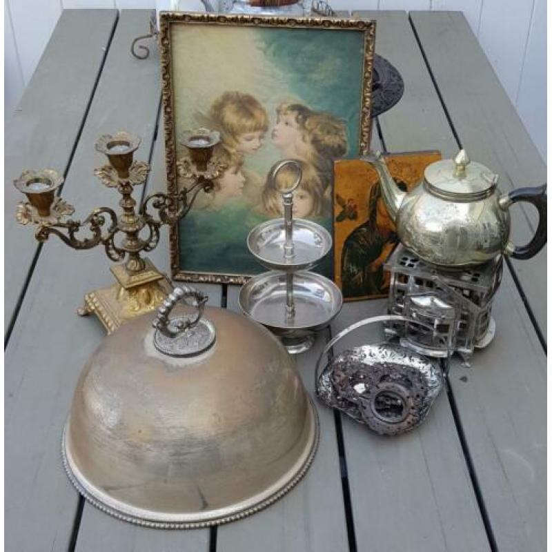 Prachtige groep antiek/brocante