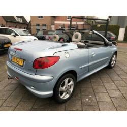 Peugeot 206 CC 1.6-16V Clima! Leder! Koplampsproeiers! Apk t