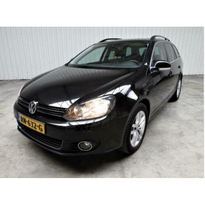 Volkswagen Golf 1.6 TDI Variant DSG7 2012 Zwart Full Options