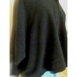 zwart fleece jasje COMPLETO mt XXL/XXXL