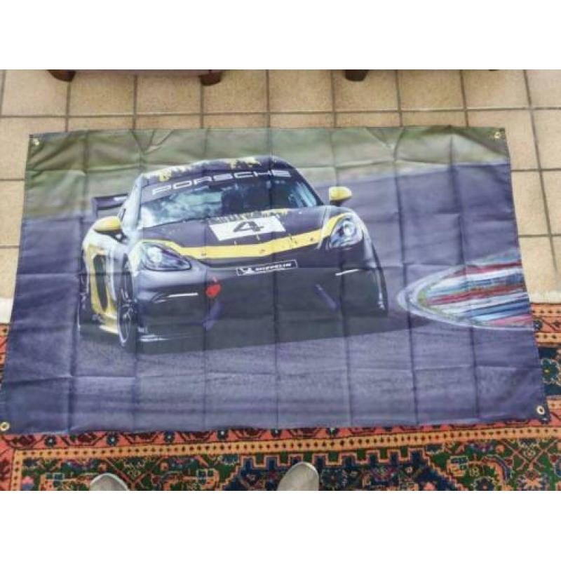 MERCEDES BENZ AMG GT4 Polyester Poster Banner Vlag