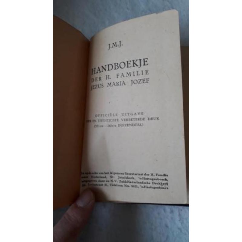 Uit 1941, Handboekje der H. Familie, Katholiek boekje