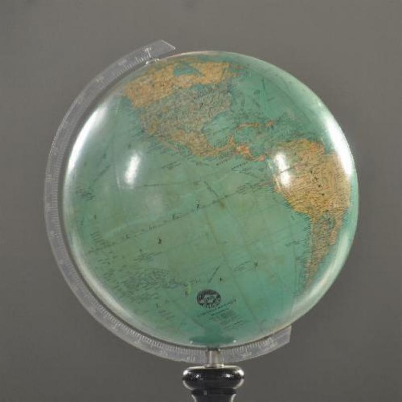 Antieke globes / Tafelglobe of aardbol "JRO-VERLAG MUNCHE...