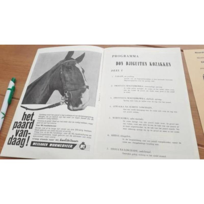 Programma kozakken, paarden, caballero, jaren '60.