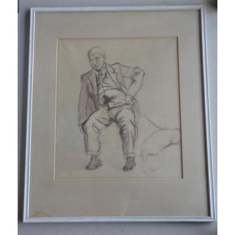 Tekening van Albert Cornelis Vos (1910 -1964)