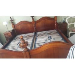 Antiek 2 pers bed