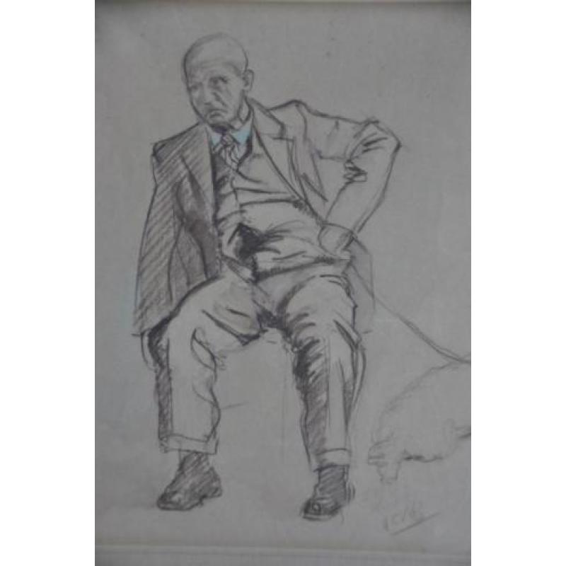 Tekening van Albert Cornelis Vos (1910 -1964)