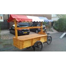 Antieke orginele haringkar haringfiets