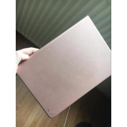 Roze champagne case voor iPad Air 2 + screen protector