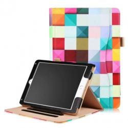 Stand flip kleurrijke blokken hoes iPad Pro 10.5 inch