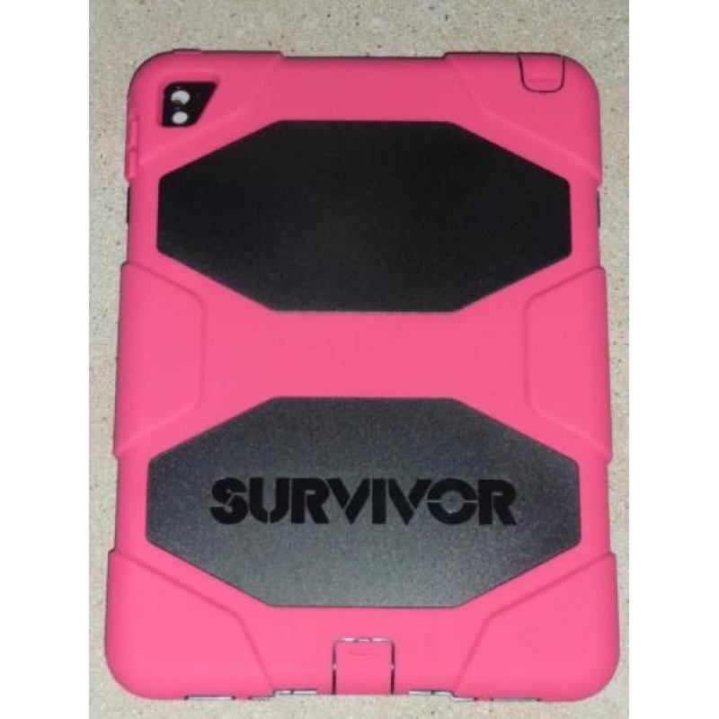 Griffin Survivor Apple iPad Pro 9.7 inch hoes roze-zwart