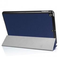 Donkerblauwe Tri-Fold hoes voor iPad 2017 2018 Smartcase