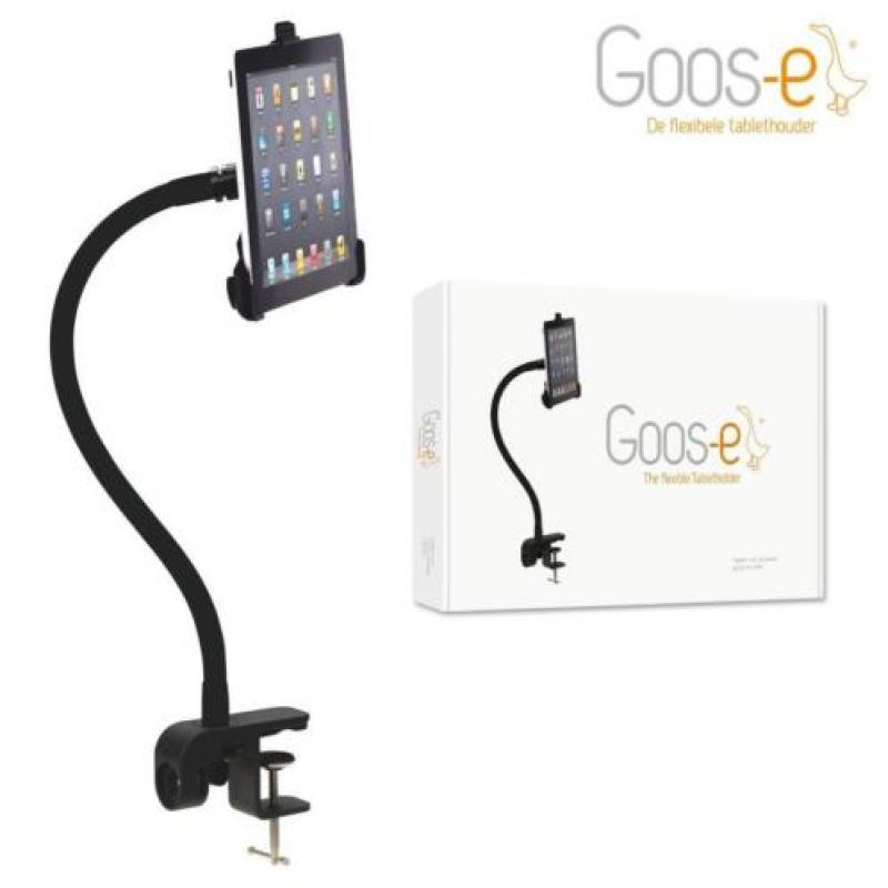 Goos-e flexibele iPad & tablethouder - Startpakket- Zwart