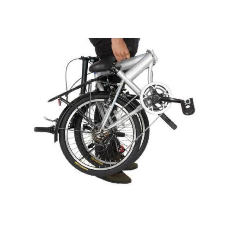 Wheelerz Vouwfiets met 6 versnellingen zwart & Zilver