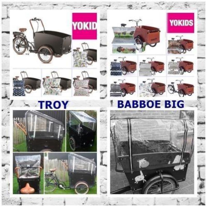 TROY en BABBOE BIG kussen sets, waterafstotend €45.- p set