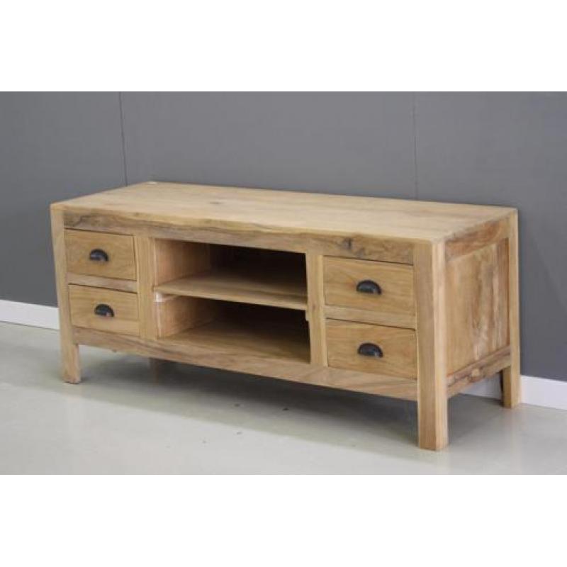 Teak TV meubel 200cm breed in de aanbieding * Indoteak