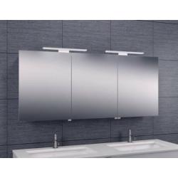 Spiegelkast Met Led Verlichting 140X60 Aluminium