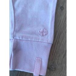 Newborn setje Noppies maat 50 jasje broekje shirtje roze wit